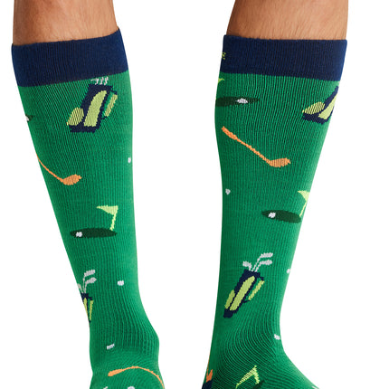 Cherokee Legwear Men's 10-15mmHg Compression Socks MPRINTSUPPORT - Best By Par