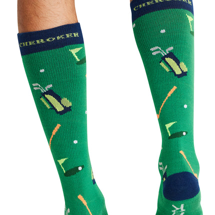 Cherokee Legwear Men's 10-15mmHg Compression Socks MPRINTSUPPORT - Best By Par