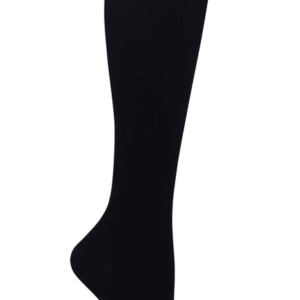 Cherokee Legwear 4 single pair of Mens Support Socks MYTSSOCK1 - Black