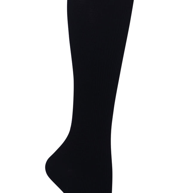 Cherokee Legwear 4 single pair of Mens Support Socks MYTSSOCK1 - Black
