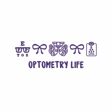 Optometry Life Embroidered Icons Sweatshirt