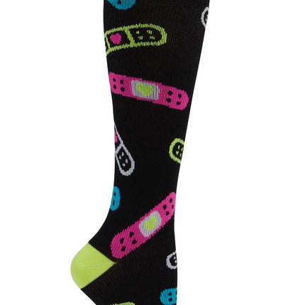 Cherokee Legwear Women's 10-15mmHg Compression Socks PRINTSUPPORT - Band Aides