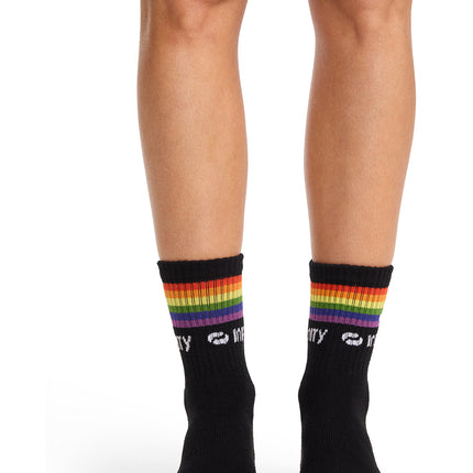 Cherokee Infinity Legwear Athletic Crew Socks RALLY - Pride