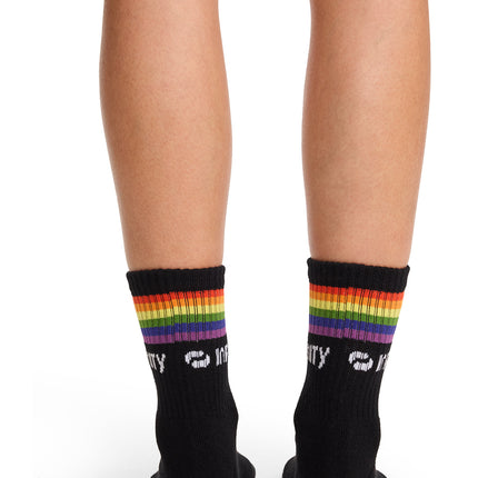 Cherokee Infinity Legwear Athletic Crew Socks RALLY - Pride