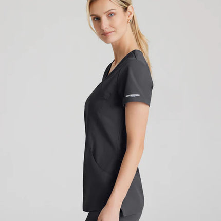 Reliance 3-Pocket Crossover V-Neck Scrub Top