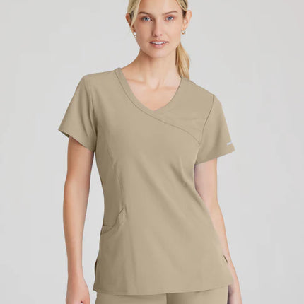 Reliance 3-Pocket Crossover V-Neck Scrub Top