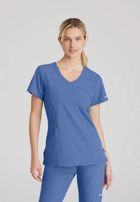 Reliance 3-Pocket Crossover V-Neck Scrub Top