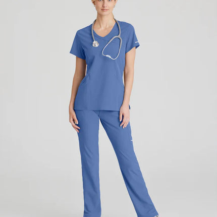 Reliance 3-Pocket Crossover V-Neck Scrub Top