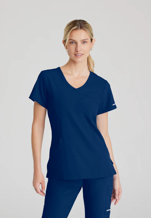 Reliance 3-Pocket Crossover V-Neck Scrub Top