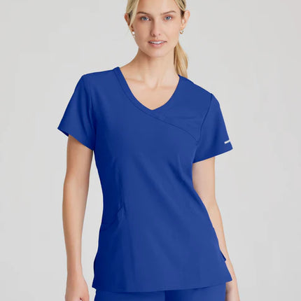 Reliance 3-Pocket Crossover V-Neck Scrub Top