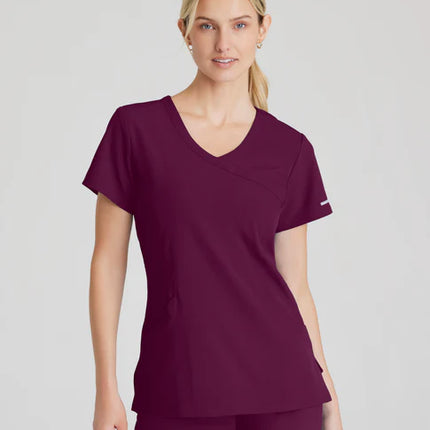 Reliance 3-Pocket Crossover V-Neck Scrub Top