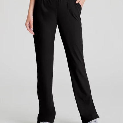 Breeze 3-Pocket Mid-Rise Straight Leg Scrub Pant
