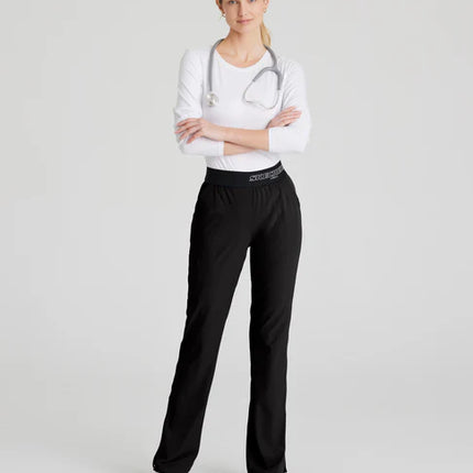 Breeze 3-Pocket Mid-Rise Straight Leg Scrub Pant