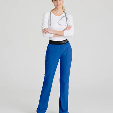Breeze 3-Pocket Mid-Rise Straight Leg Scrub Pant