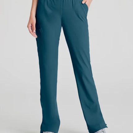 Breeze 3-Pocket Mid-Rise Straight Leg Scrub Pant