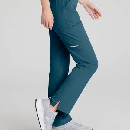 Breeze 3-Pocket Mid-Rise Straight Leg Scrub Pant