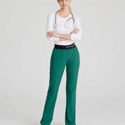 Breeze 3-Pocket Mid-Rise Straight Leg Scrub Pant