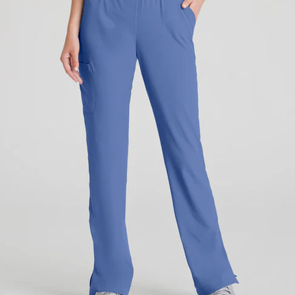 Breeze 3-Pocket Mid-Rise Straight Leg Scrub Pant