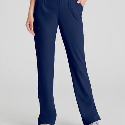 Breeze 3-Pocket Mid-Rise Straight Leg Scrub Pant