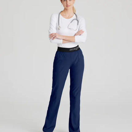 Breeze 3-Pocket Mid-Rise Straight Leg Scrub Pant