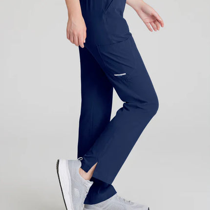 Breeze 3-Pocket Mid-Rise Straight Leg Scrub Pant