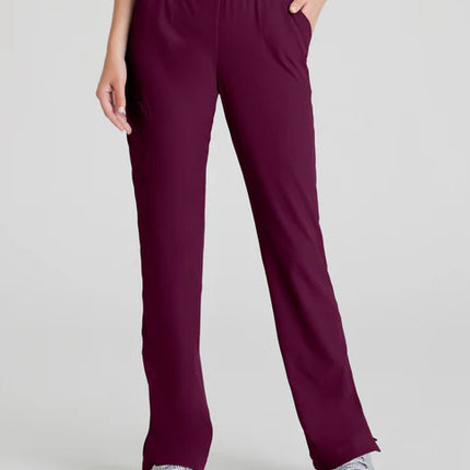 Breeze 3-Pocket Mid-Rise Straight Leg Scrub Pant