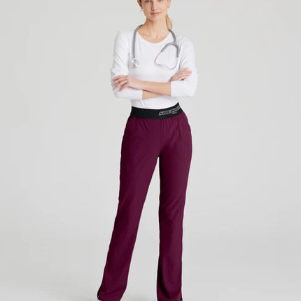 Breeze 3-Pocket Mid-Rise Straight Leg Scrub Pant