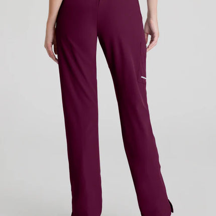 Breeze 3-Pocket Mid-Rise Straight Leg Scrub Pant