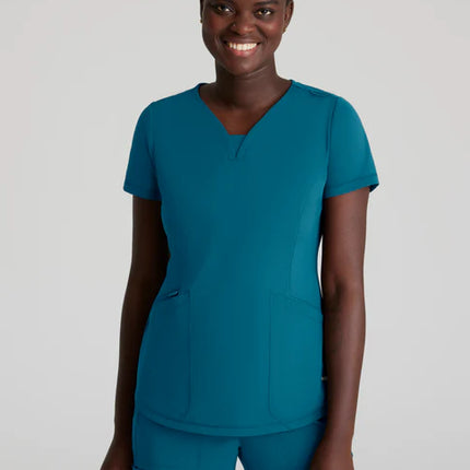 Serene 3-Pocket V-Neck Top