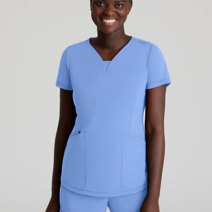 Serene 3-Pocket V-Neck Top
