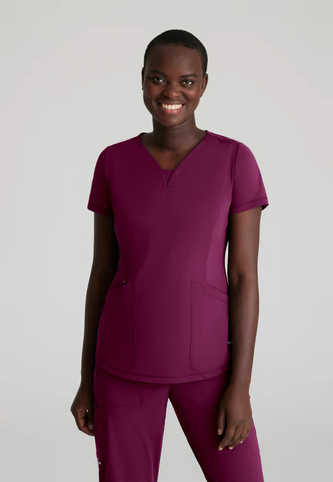 Serene 3-Pocket V-Neck Top