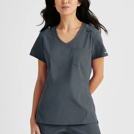 Dignity 1-Pocket Tuck-In Scrub Top