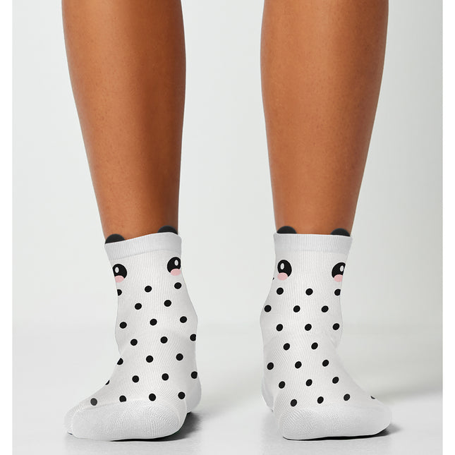 Cherokee Legwear 1-3pr pack of Crew Socks TRUECREW - Animal Friends