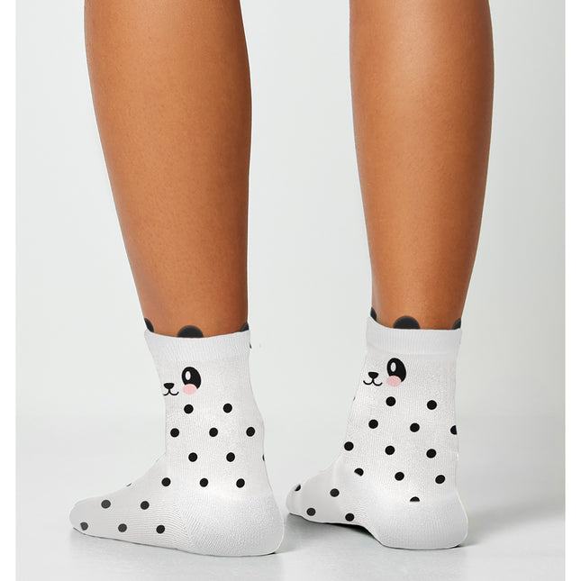 Cherokee Legwear 1-3pr pack of Crew Socks TRUECREW - Animal Friends