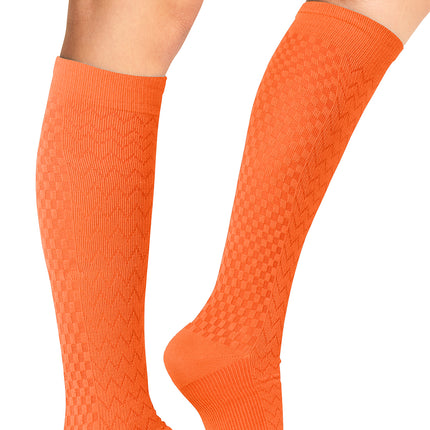 Cherokee Legwear 4 Single Pair of Support Socks TRUESUPPORT - Mandarin Zest