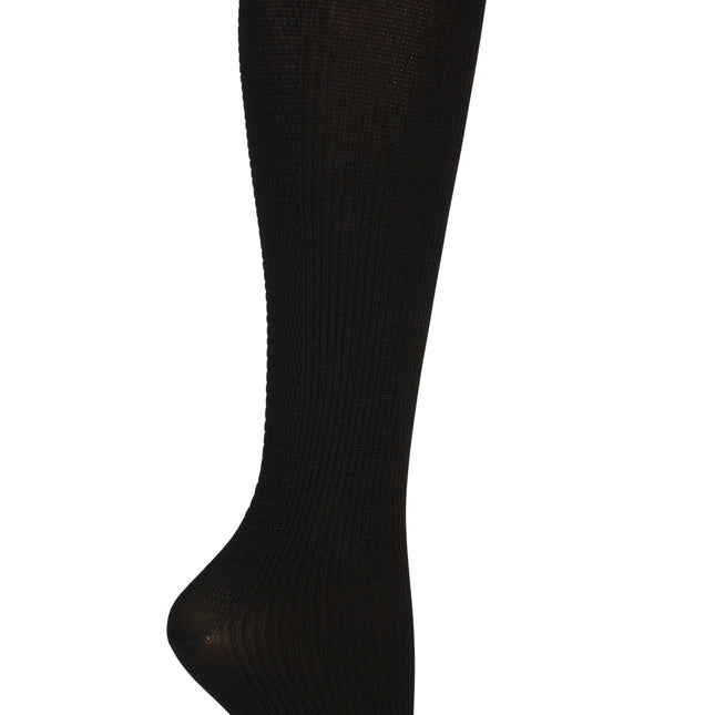 Cherokee Legwear 4 single pair of Support Socks YTSSOCK1 - Black
