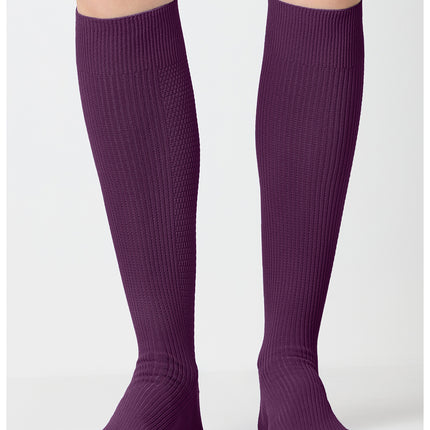 Cherokee Legwear 4 single pair of Support Socks YTSSOCK1 - Deep Amethyst