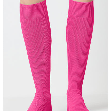 Cherokee Legwear 4 single pair of Support Socks YTSSOCK1 - Neon Pink