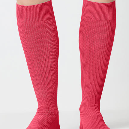 Cherokee Legwear 4 single pair of Support Socks YTSSOCK1 - Pink Flamingo