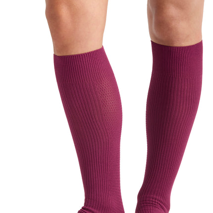 Cherokee Legwear 4 single pair of Support Socks YTSSOCK1 - Wine