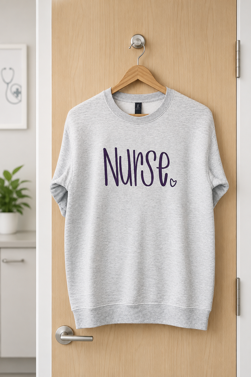 Nurse Embroidered Sweatshirt