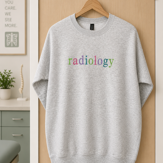 Radiology Multicolor Embroidered Sweatshirt