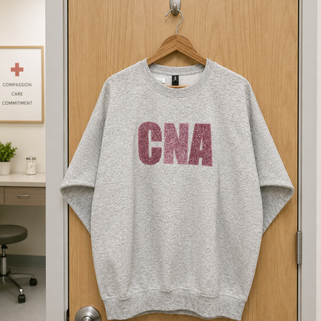 CNA Glittery Embroidered Sweatshirt