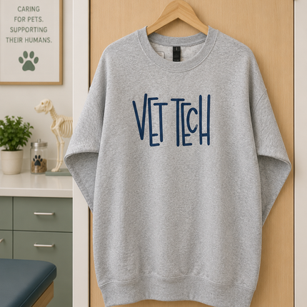 Vet Tech Embroidered Sweatshirt